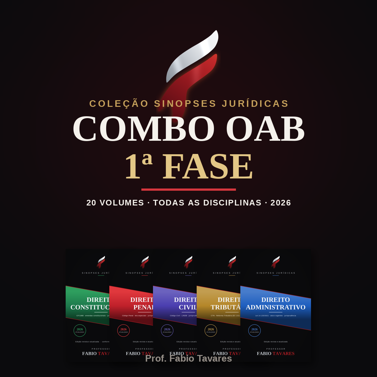 Combo OAB 1ª Fase — 20 volumes